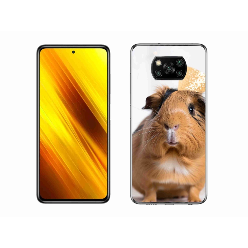 Gelový kryt mmCase na Xiaomi Poco X3 Pro - hnědé morče