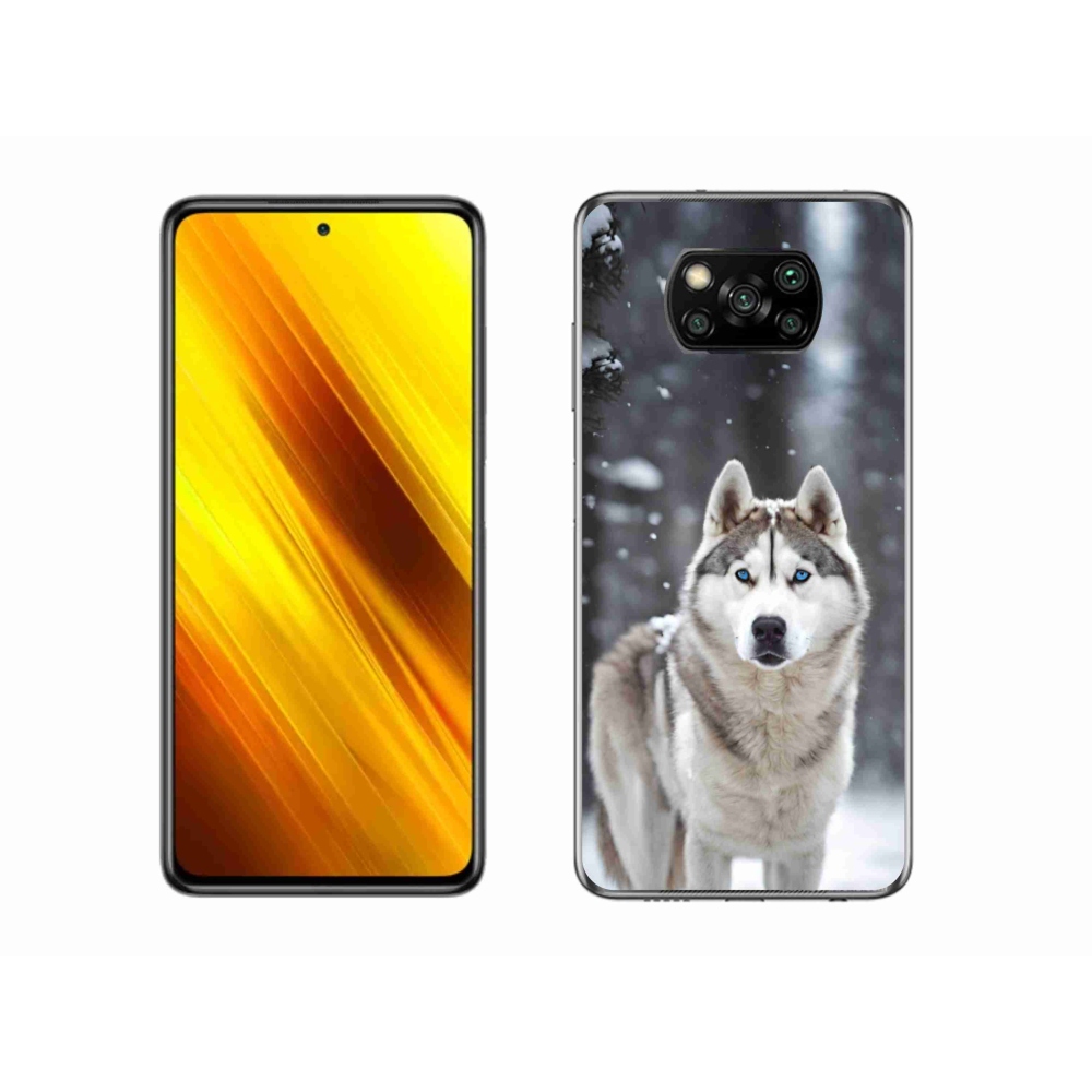 Gelový kryt mmCase na Xiaomi Poco X3 Pro - husky 2