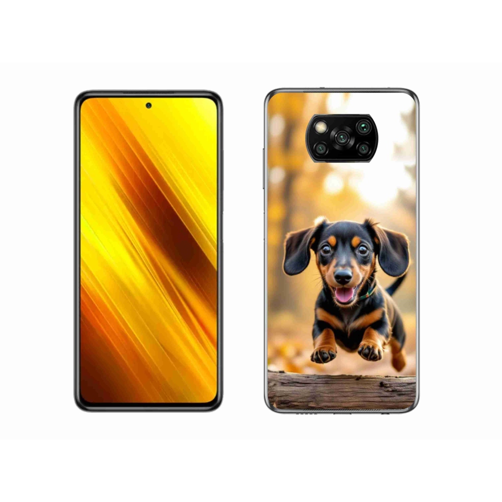 Gelový kryt mmCase na Xiaomi Poco X3 Pro - jezevčík 2