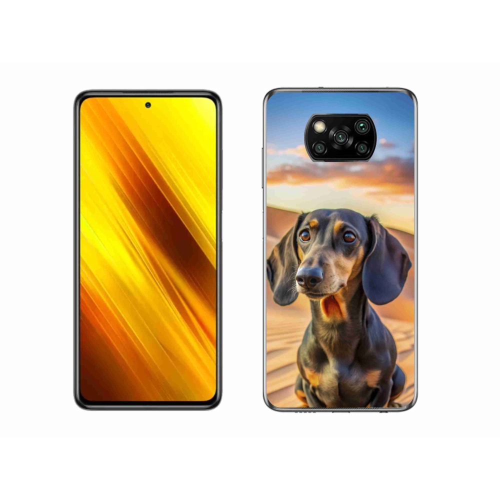 Gelový kryt mmCase na Xiaomi Poco X3 Pro - jezevčík 3 
