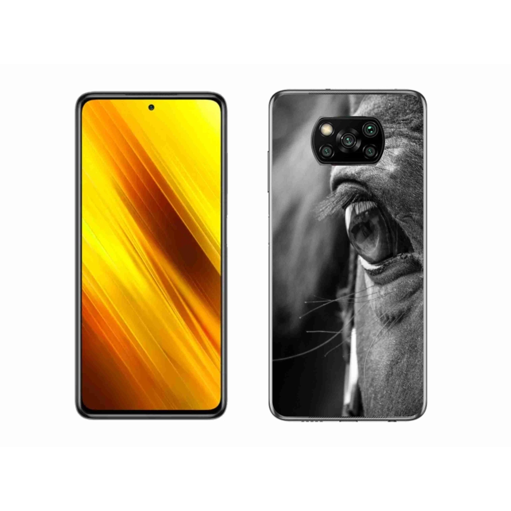 Gelový kryt mmCase na Xiaomi Poco X3 Pro - koňský pohled