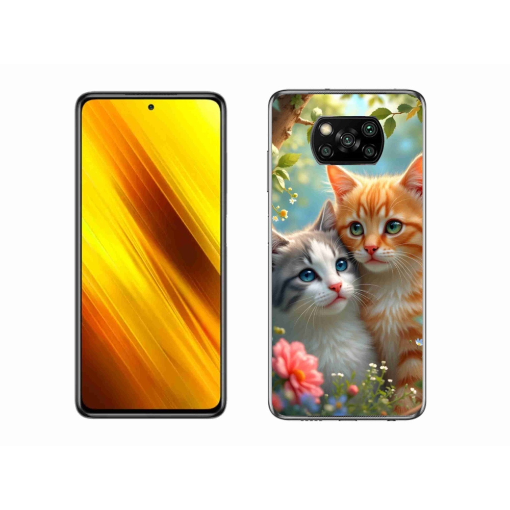 Gelový kryt mmCase na Xiaomi Poco X3 Pro - kočičí láska 2