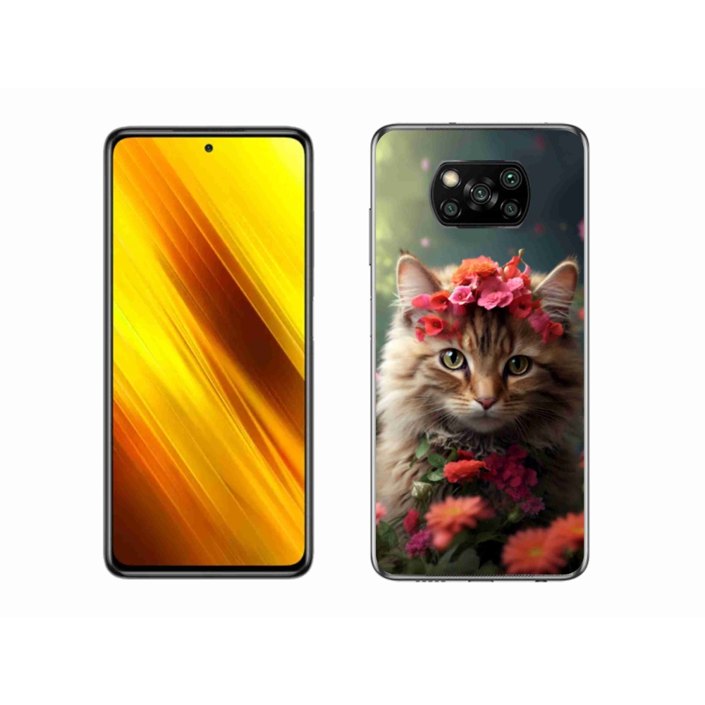 Gelový kryt mmCase na Xiaomi Poco X3 Pro - kočíčí princezna