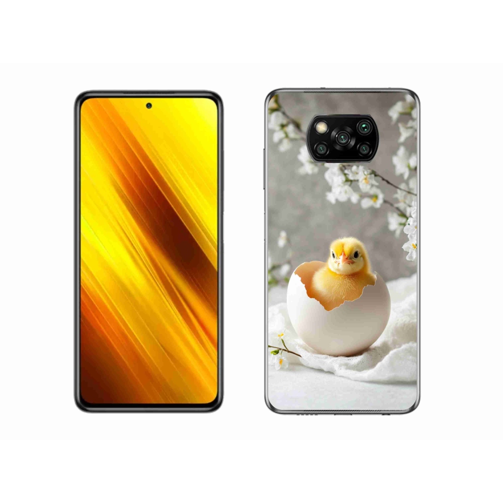 Gelový kryt mmCase na Xiaomi Poco X3 Pro - kuřátko