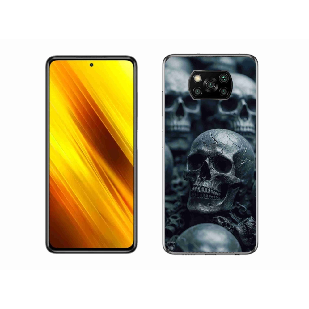 Gelový kryt mmCase na Xiaomi Poco X3 Pro - lebka 2