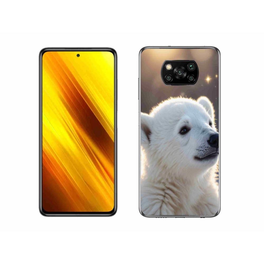 Gelový kryt mmCase na Xiaomi Poco X3 Pro - lední medvěd