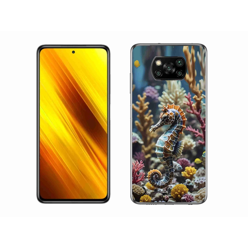 Gelový kryt mmCase na Xiaomi Poco X3 Pro - mořský koník 2