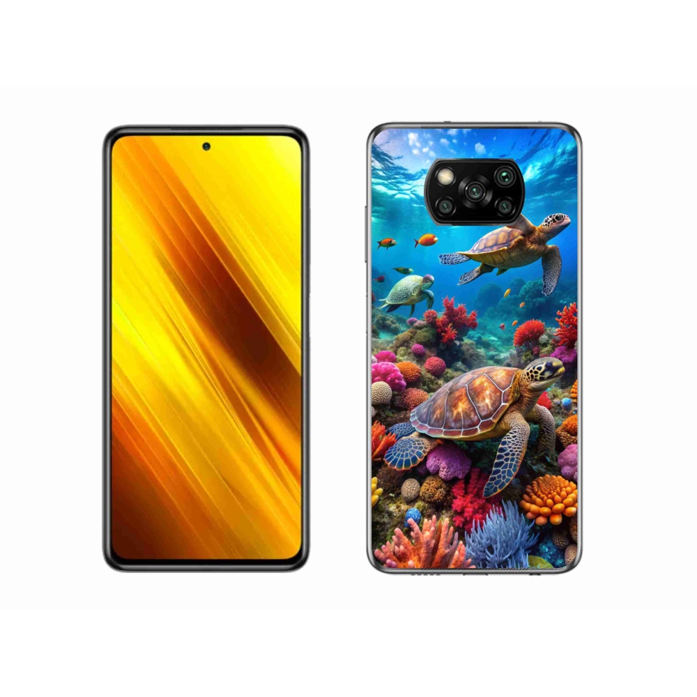 Gelový kryt mmCase na Xiaomi Poco X3 Pro - mořský svět 2