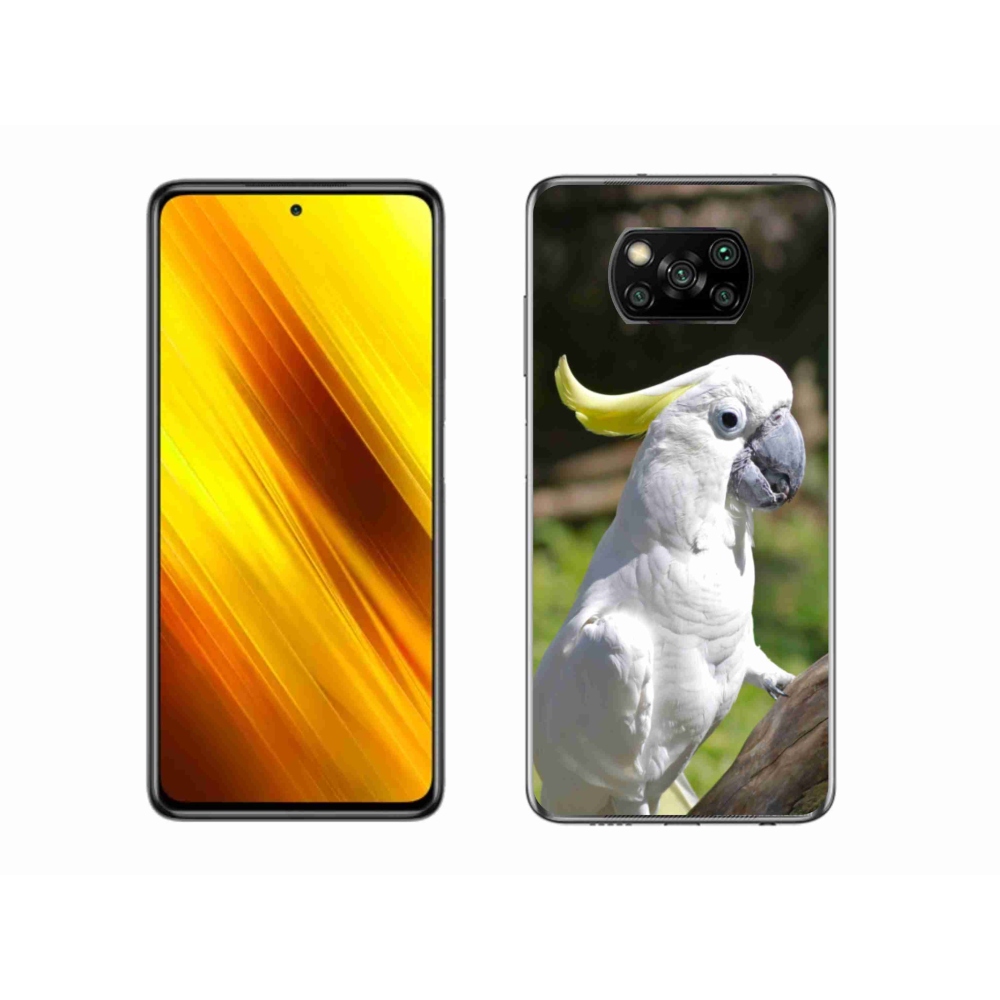 Gelový kryt mmCase na Xiaomi Poco X3 Pro - papoušek kakadu 2