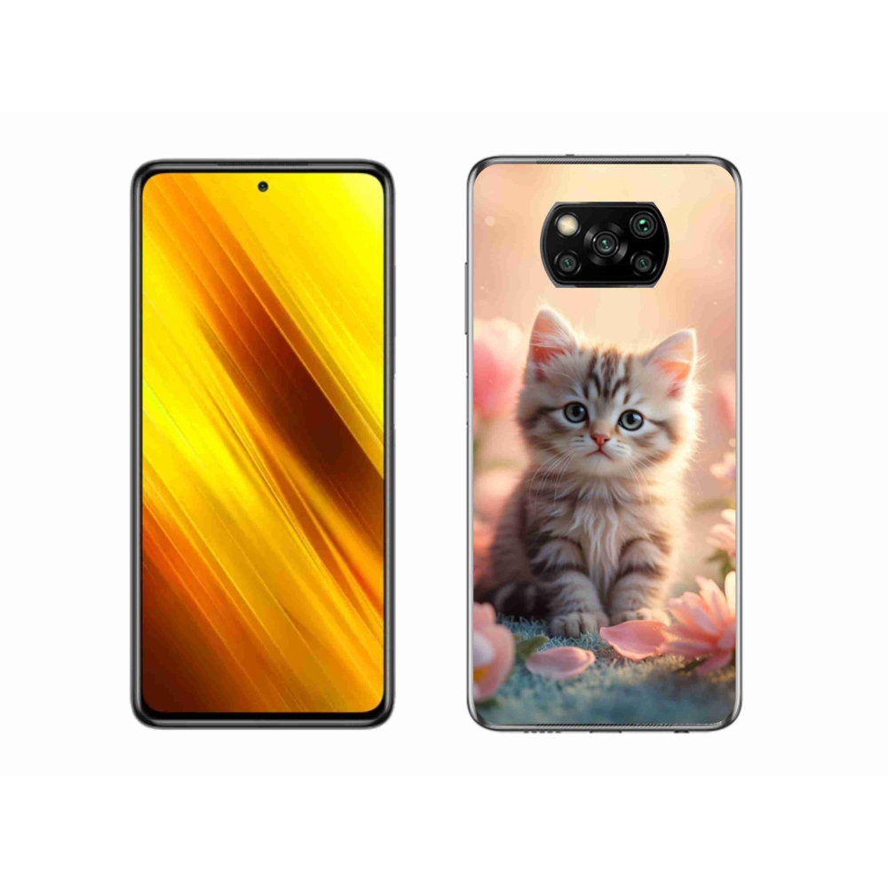 Gelový kryt mmCase na Xiaomi Poco X3 Pro - roztomilé kotě 8