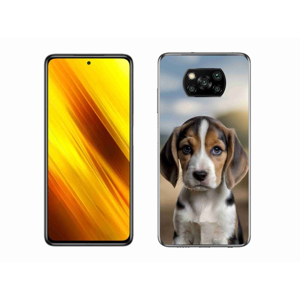 Gelový kryt mmCase na Xiaomi Poco X3 Pro - roztomilý bígl