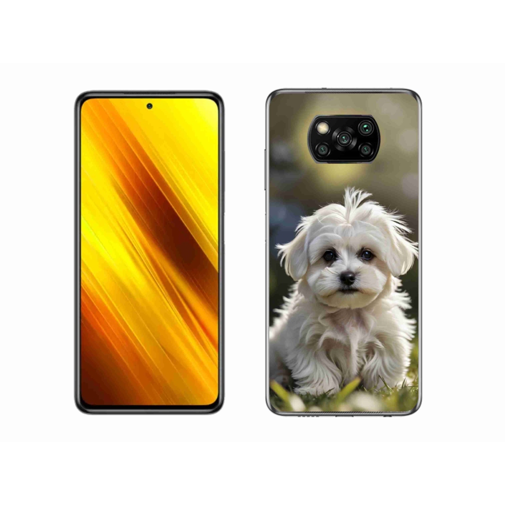 Gelový kryt mmCase na Xiaomi Poco X3 Pro - roztomilý maltézský psík