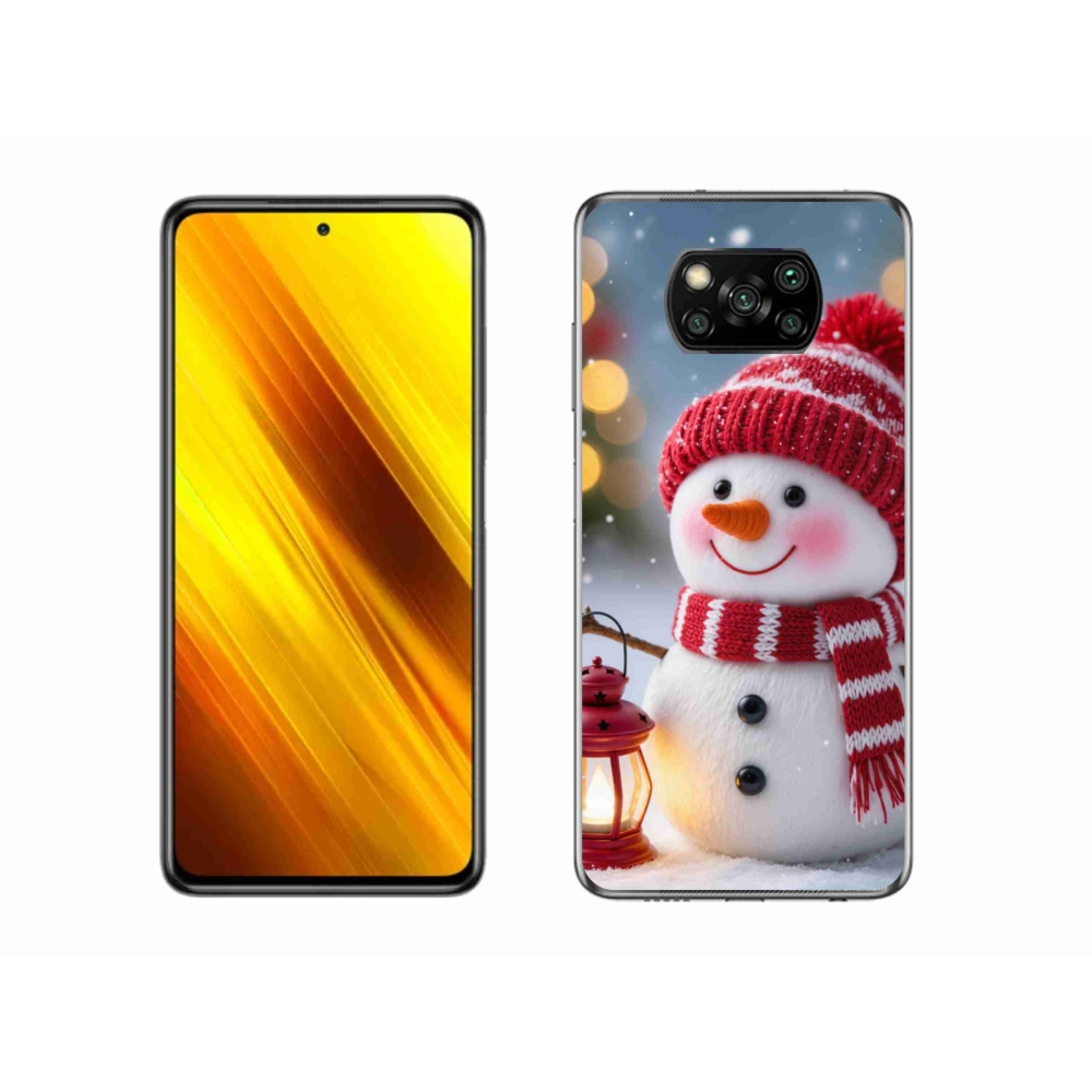 Gelový kryt mmCase na Xiaomi Poco X3 Pro - sněhulák 2