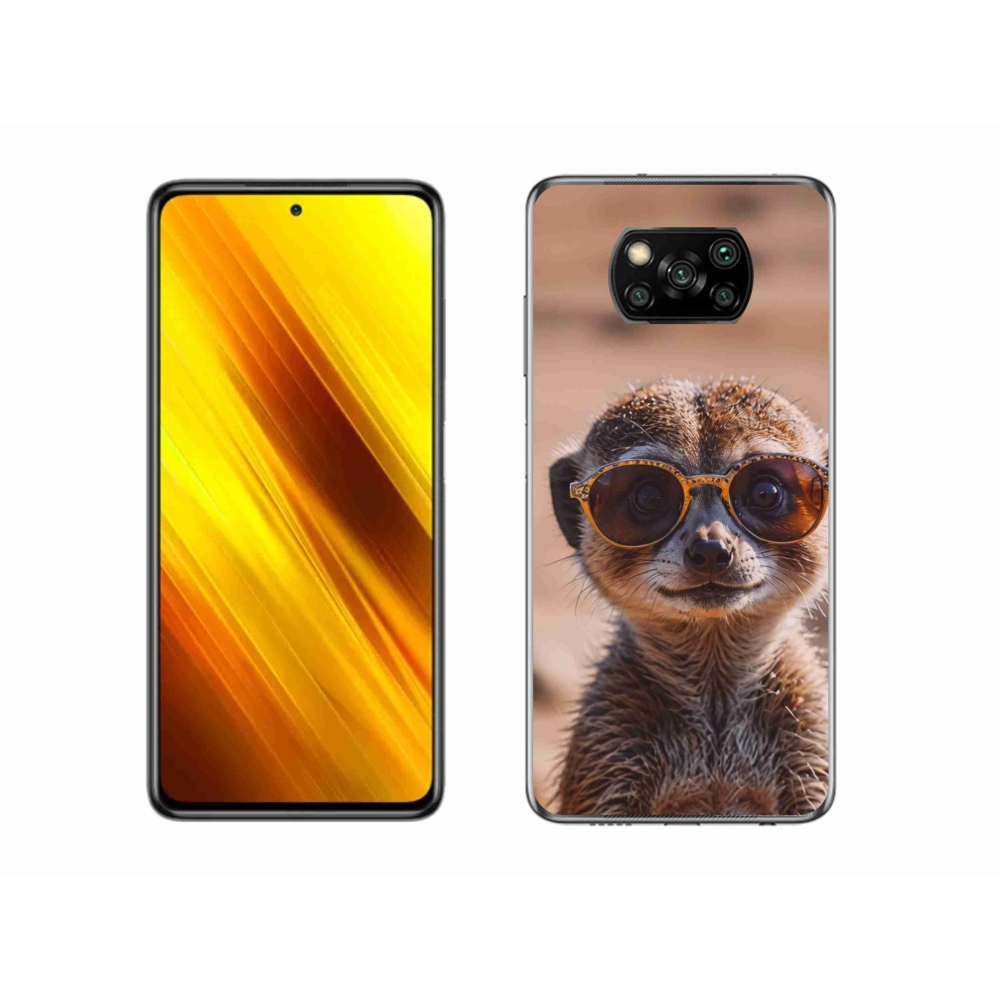 Gelový kryt mmCase na Xiaomi Poco X3 Pro - stylová surikata