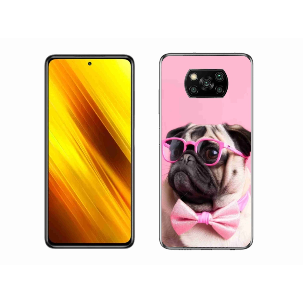 Gelový kryt mmCase na Xiaomi Poco X3 Pro - stylový mops