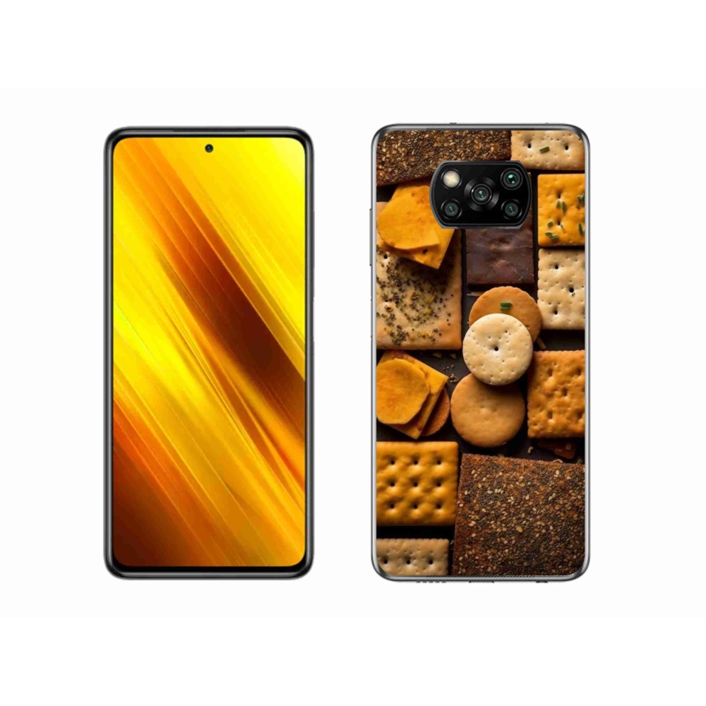 Gelový kryt mmCase na Xiaomi Poco X3 Pro - sušenky