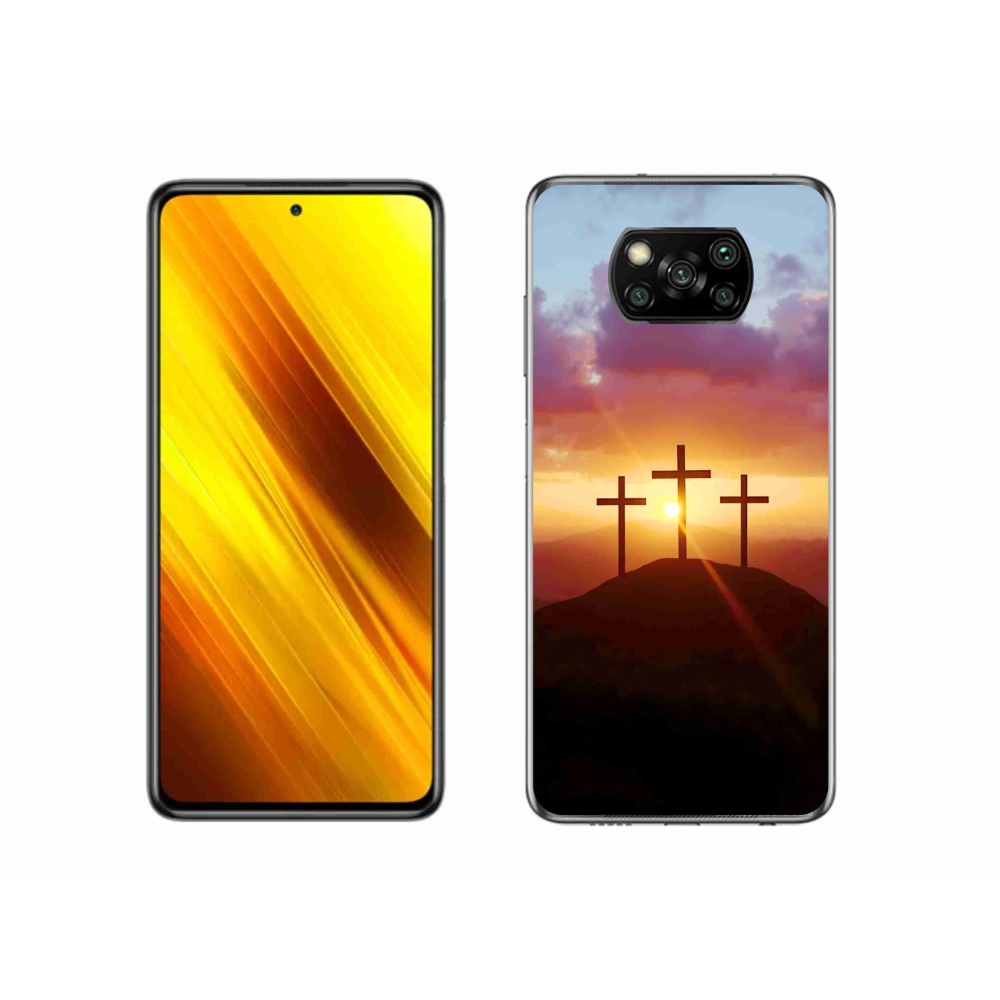 Gelový kryt mmCase na Xiaomi Poco X3 Pro - tři kříže