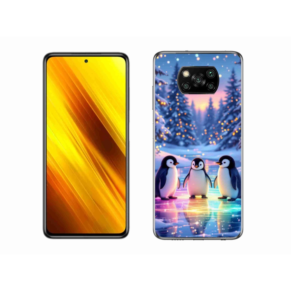 Gelový kryt mmCase na Xiaomi Poco X3 Pro - tučnáci