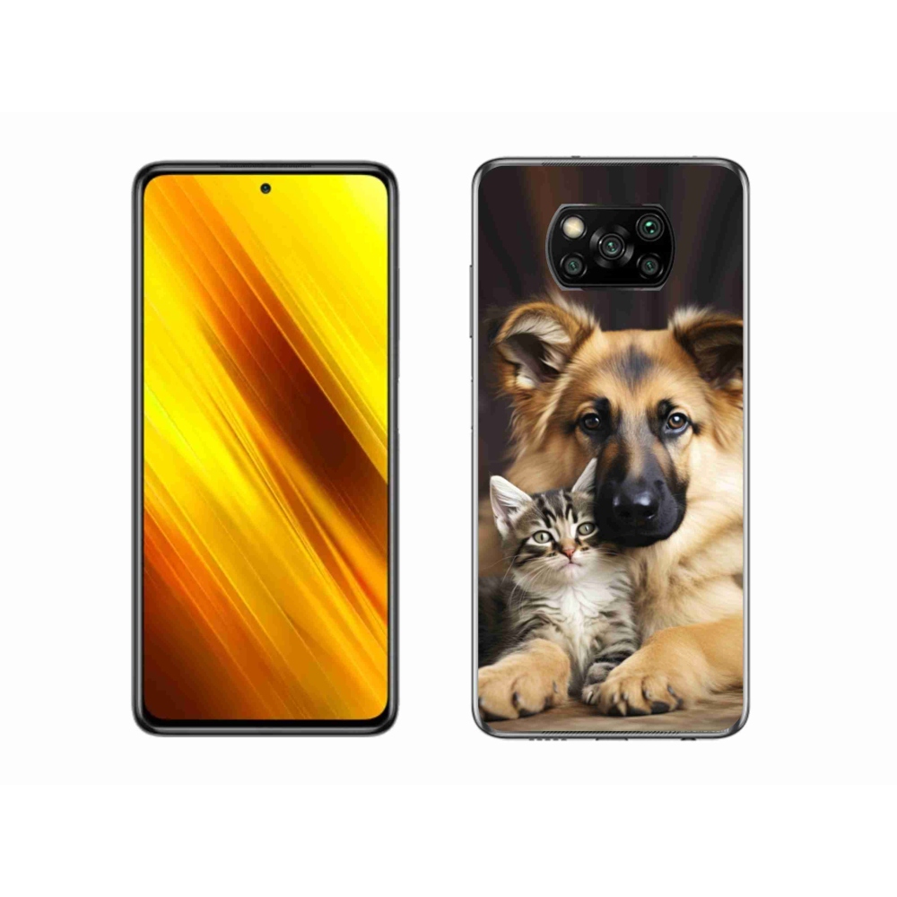 Gelový kryt mmCase na Xiaomi Poco X3 Pro - zvířecí přátelství