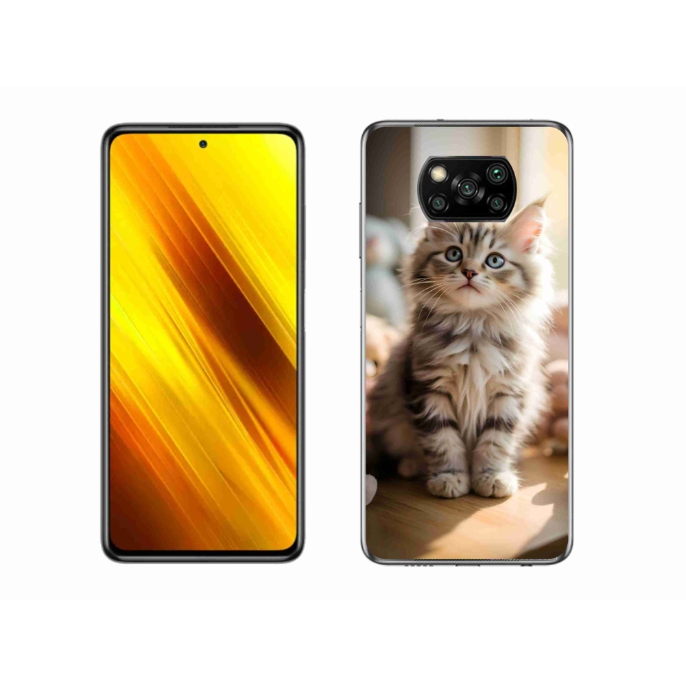Gelový kryt mmCase na Xiaomi Poco X3 - roztomilé kotě 10