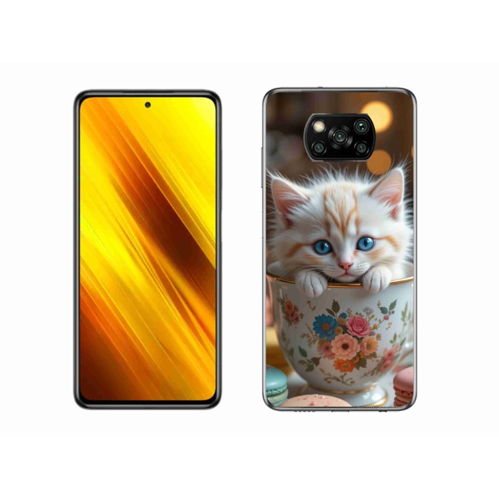 Gelový kryt mmCase na Xiaomi Poco X3 - roztomilé kotě 6