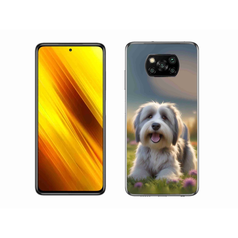 Gelový kryt mmCase na Xiaomi Poco X3 - roztomilý havanský psík