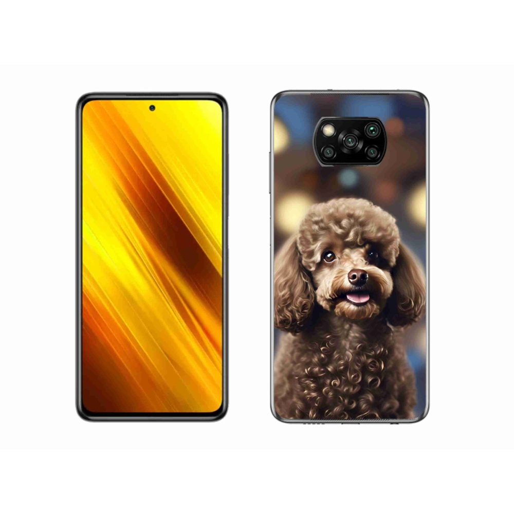 Gelový kryt mmCase na Xiaomi Poco X3 - roztomilý pudl