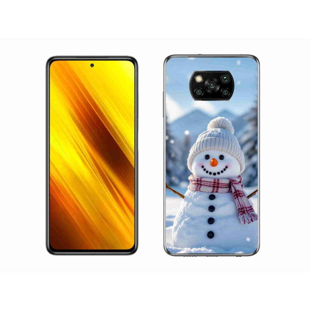 Gelový kryt mmCase na Xiaomi Poco X3 - sněhulák 3