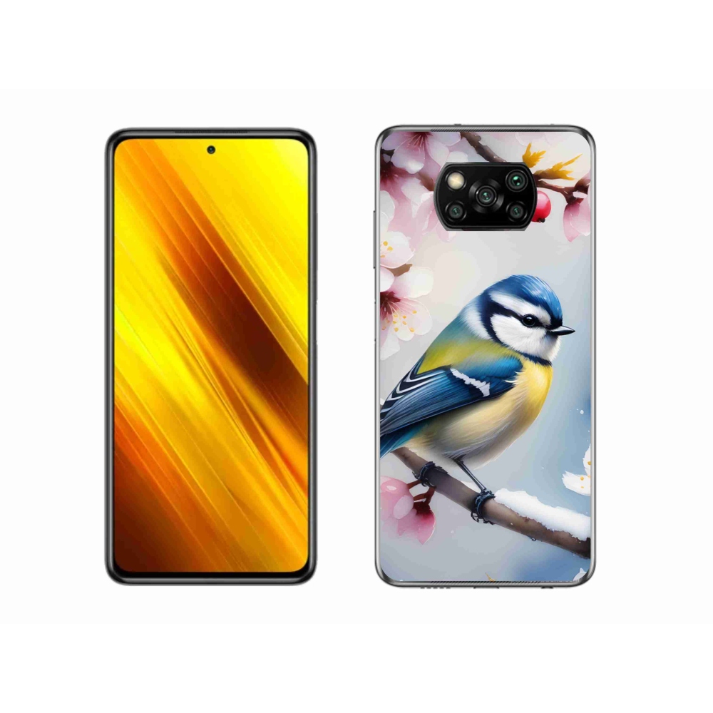 Gelový kryt mmCase na Xiaomi Poco X3 - sýkorka