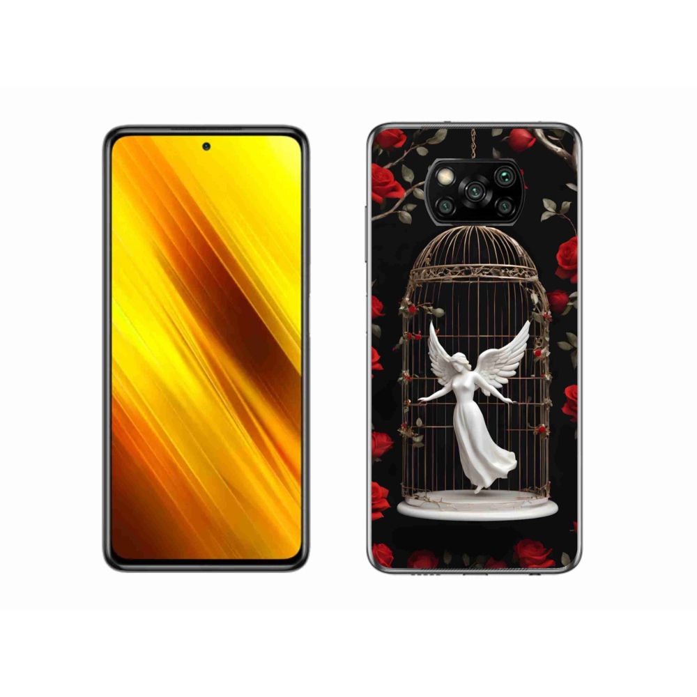 Gelový kryt mmCase na Xiaomi Poco X3 - uvězněný anděl