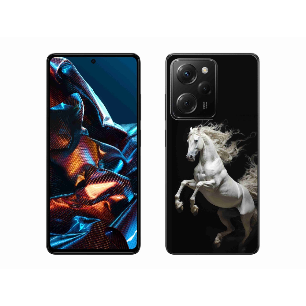 Gelový kryt mmCase na Xiaomi Poco X5 Pro 5G - bílý kůň 4
