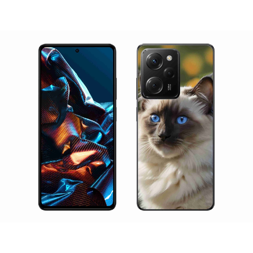 Gelový kryt mmCase na Xiaomi Poco X5 Pro 5G - bílý ragdoll