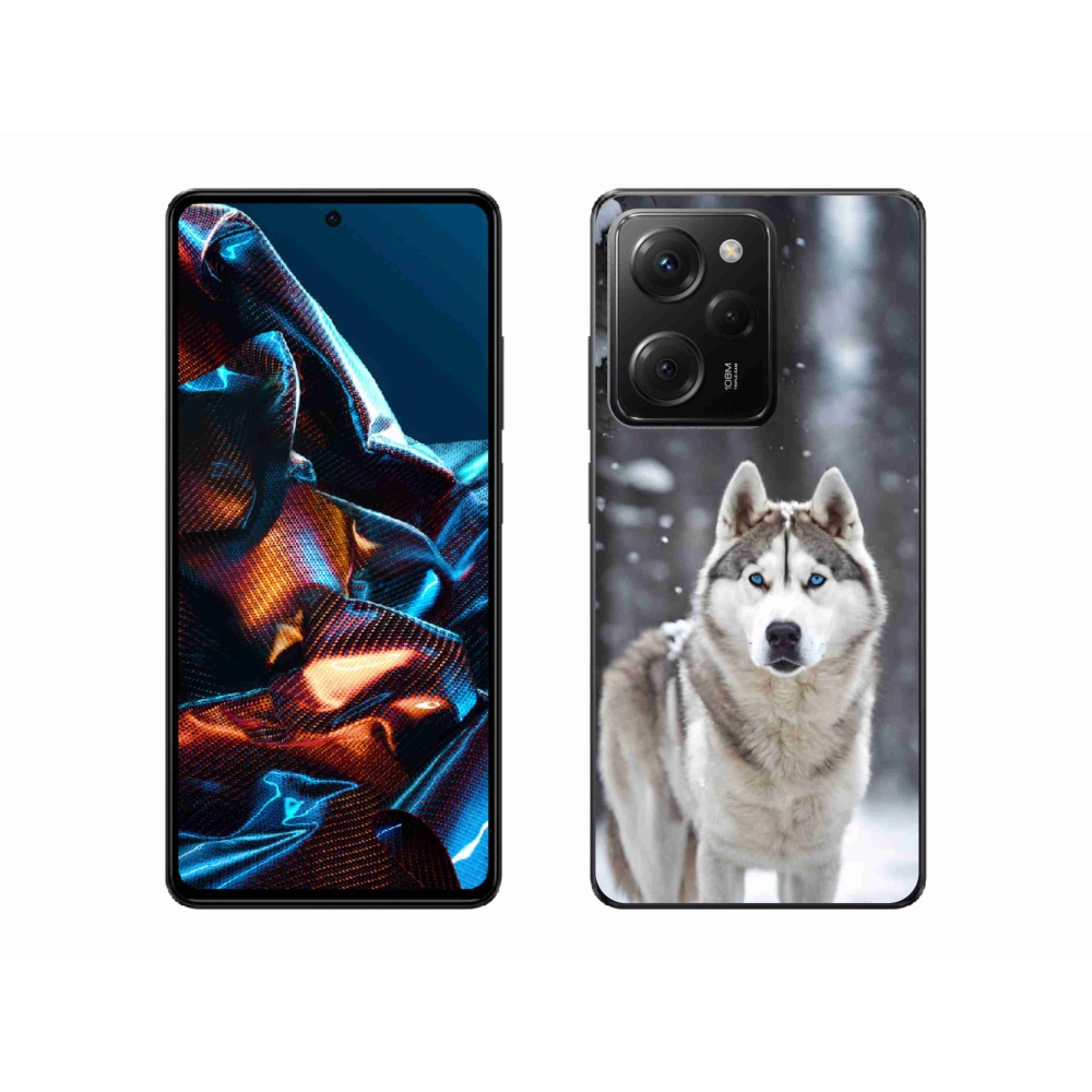 Gelový kryt mmCase na Xiaomi Poco X5 Pro 5G - husky 2