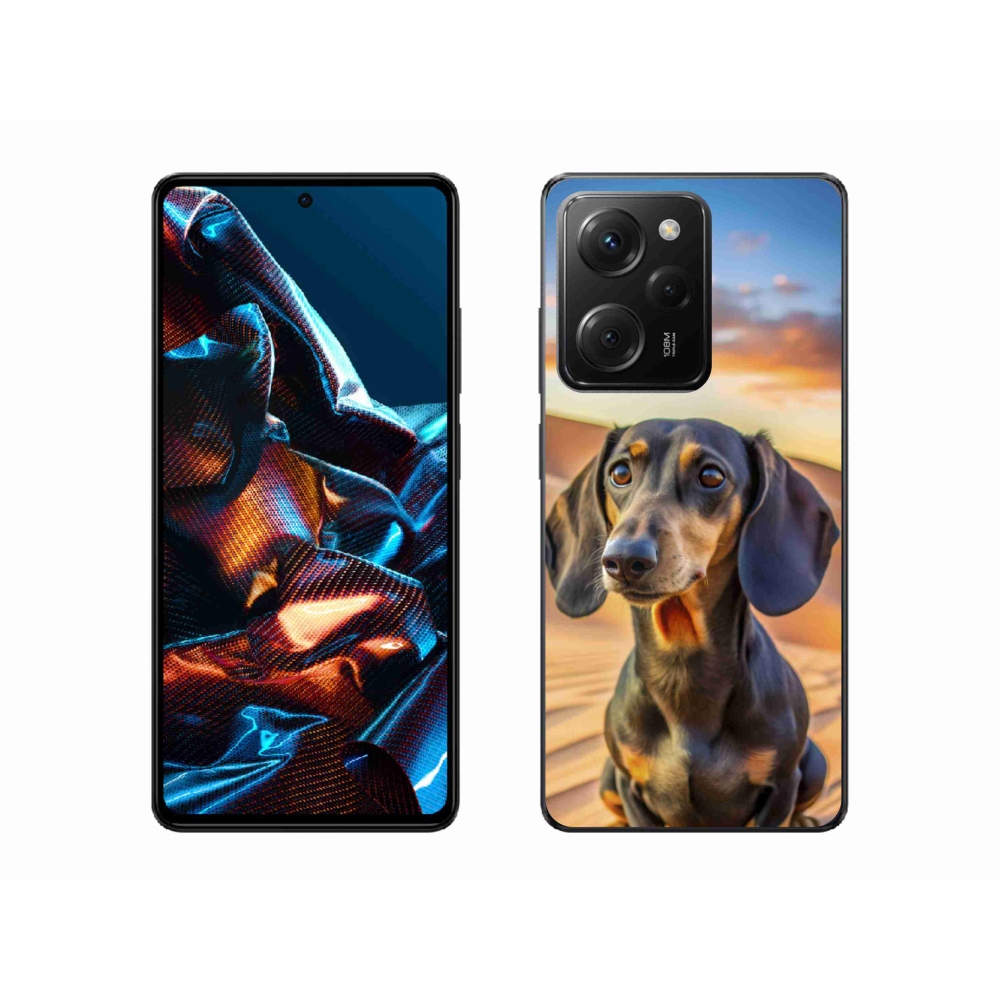 Gelový kryt mmCase na Xiaomi Poco X5 Pro 5G - jezevčík 3 