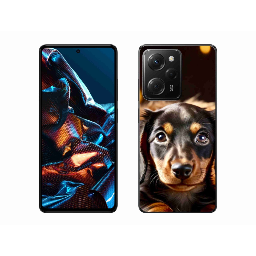 Gelový kryt mmCase na Xiaomi Poco X5 Pro 5G - jezevčík