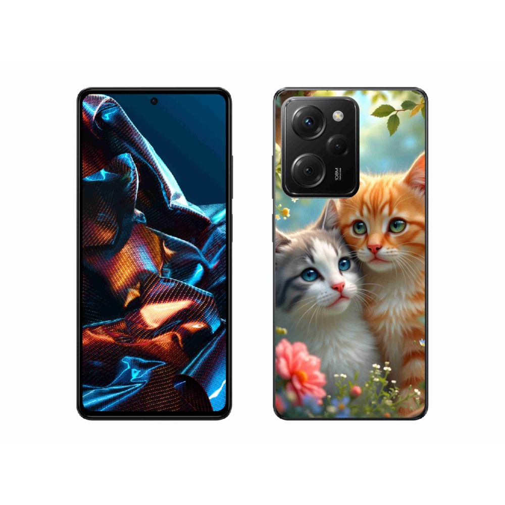 Gelový kryt mmCase na Xiaomi Poco X5 Pro 5G - kočičí láska 2