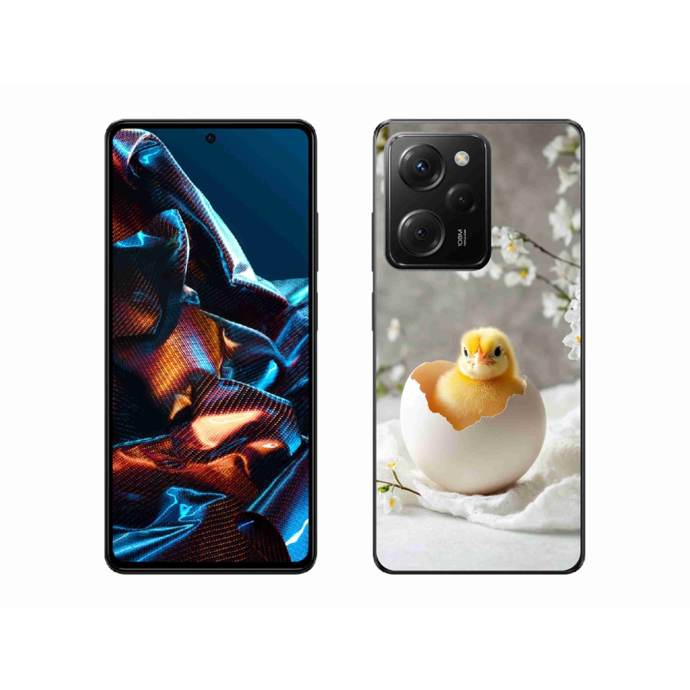 Gelový kryt mmCase na Xiaomi Poco X5 Pro 5G - kuřátko
