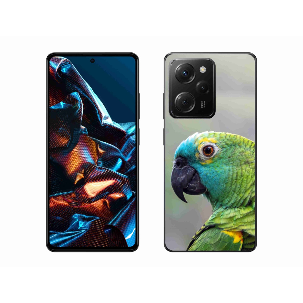 Gelový kryt mmCase na Xiaomi Poco X5 Pro 5G - papoušek amazoňan