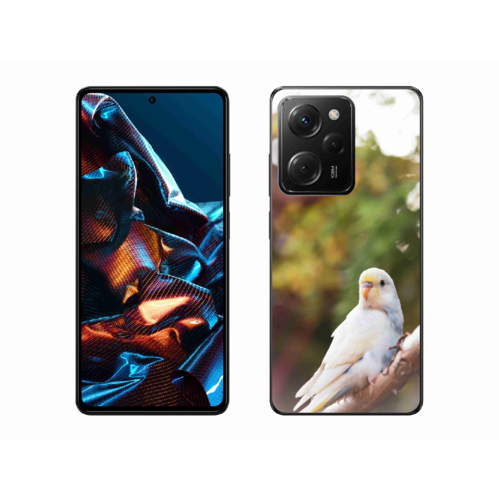 Gelový kryt mmCase na Xiaomi Poco X5 Pro 5G - andulka bílá