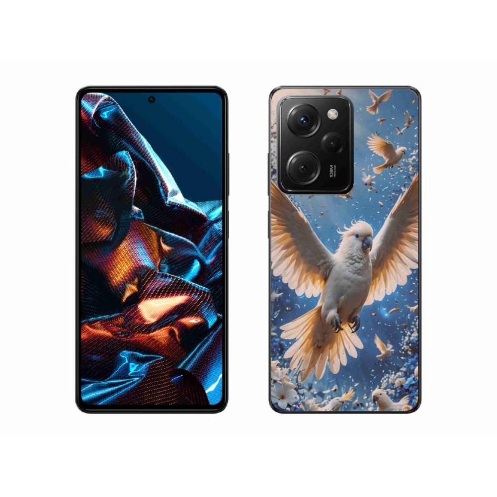 Gelový kryt mmCase na Xiaomi Poco X5 Pro 5G - papoušek kakadu