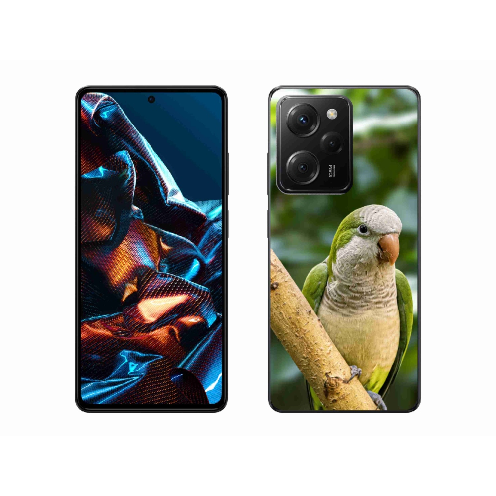 Gelový kryt mmCase na Xiaomi Poco X5 Pro 5G - papoušek mníšek