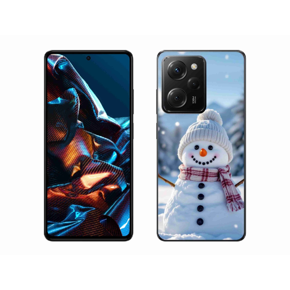 Gelový kryt mmCase na Xiaomi Poco X5 Pro 5G - sněhulák 3