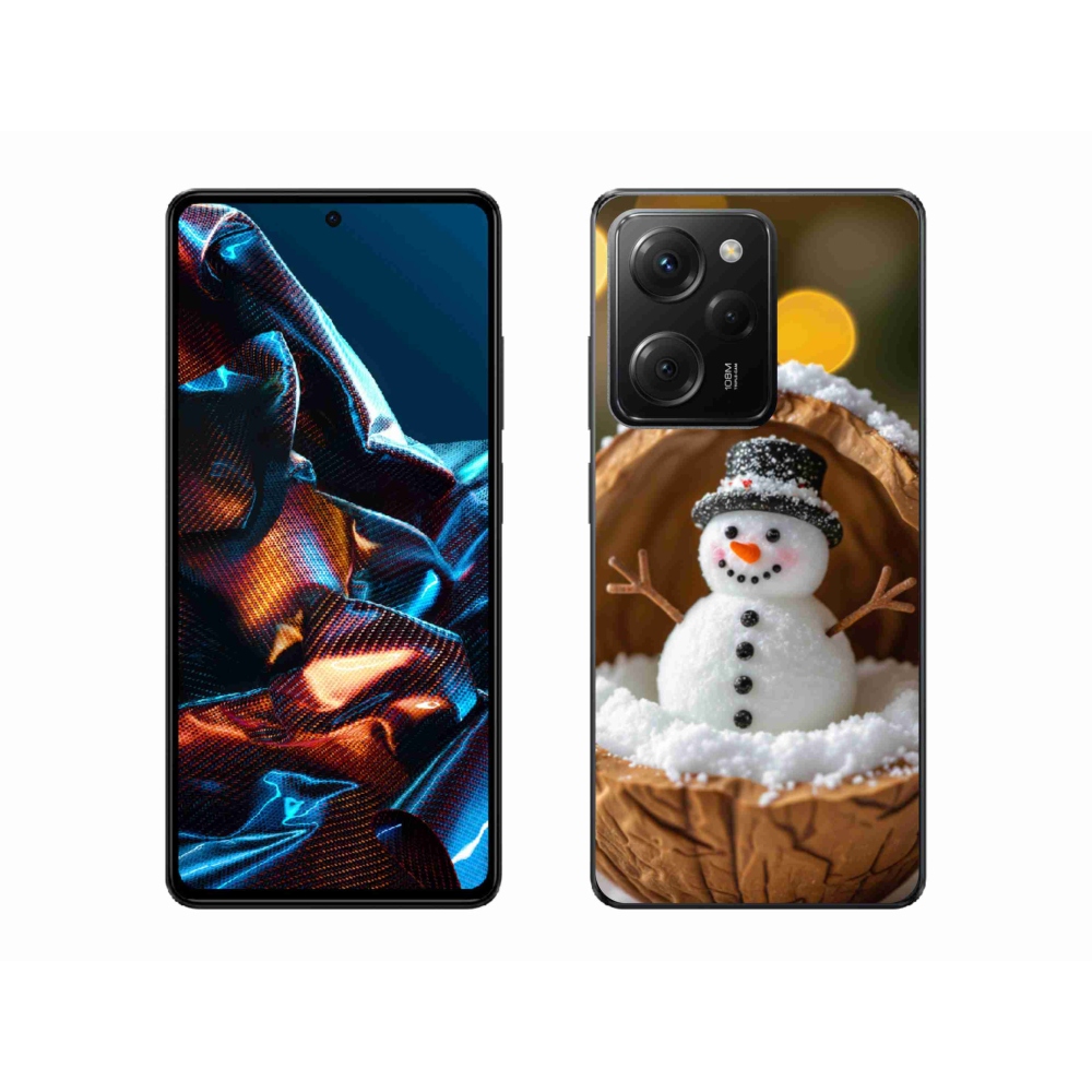 Gelový kryt mmCase na Xiaomi Poco X5 Pro 5G - sněhulák 4