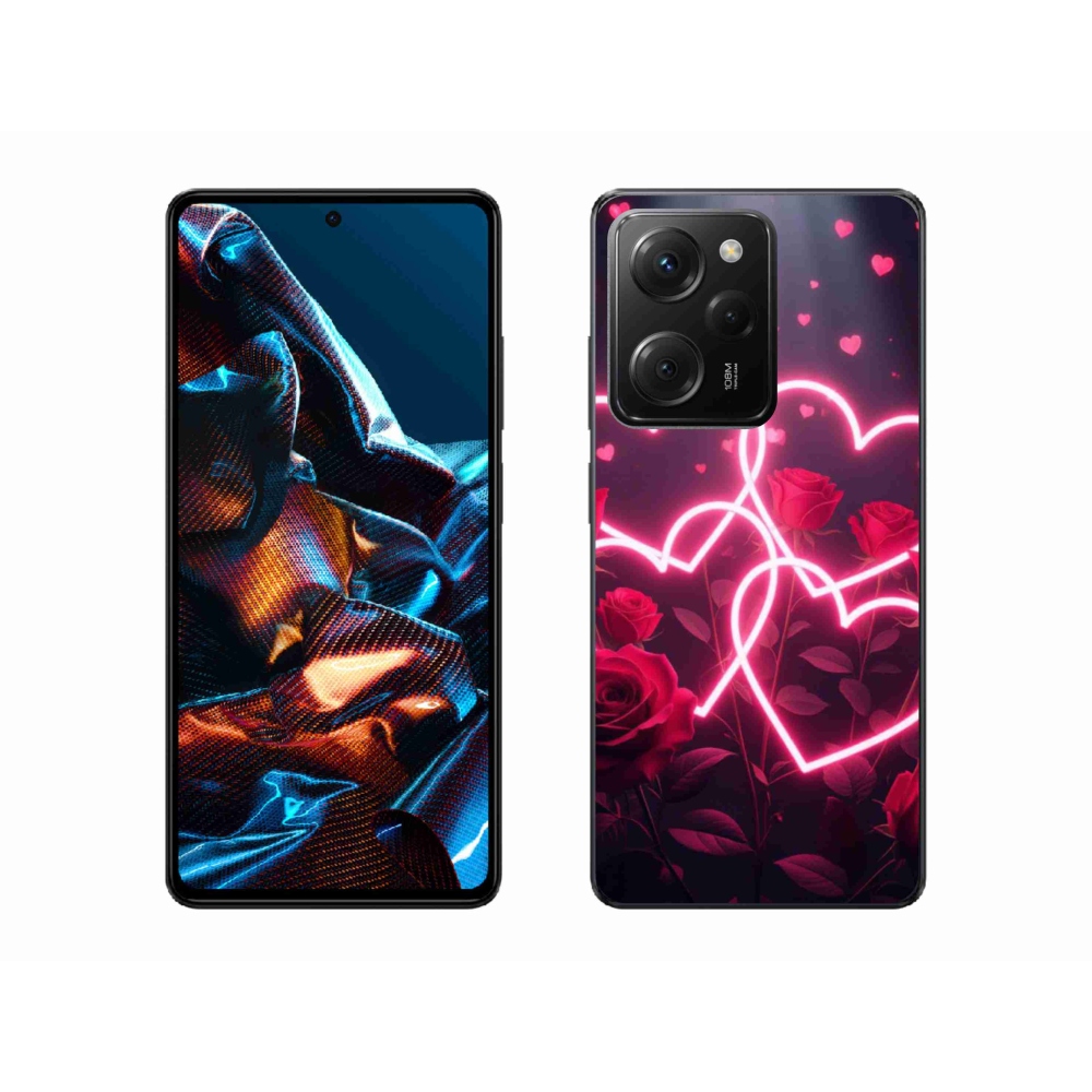 Gelový kryt mmCase na Xiaomi Poco X5 Pro 5G - srdce lásky