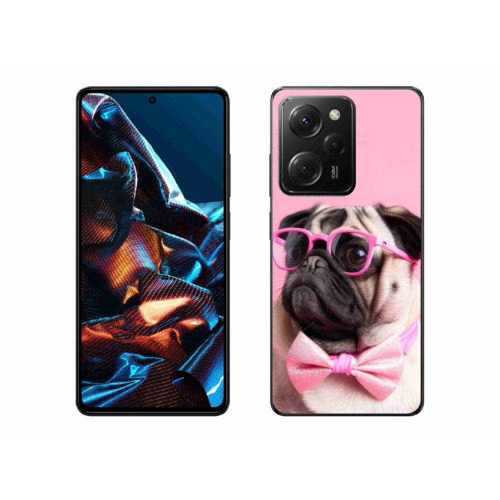 Gelový kryt mmCase na Xiaomi Poco X5 Pro 5G - stylový mops