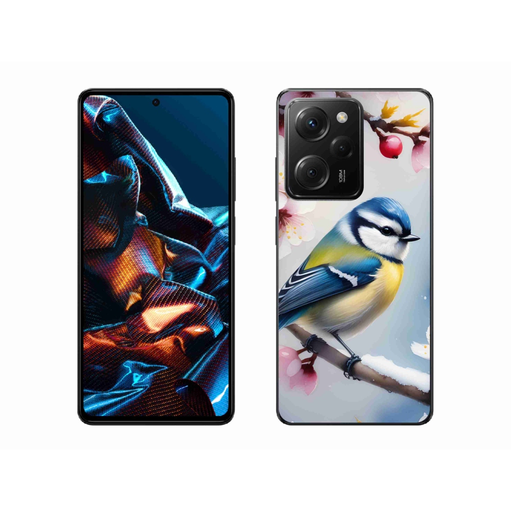 Gelový kryt mmCase na Xiaomi Poco X5 Pro 5G - sýkorka