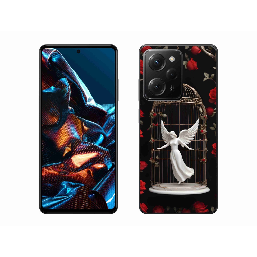 Gelový kryt mmCase na Xiaomi Poco X5 Pro 5G - uvězněný anděl