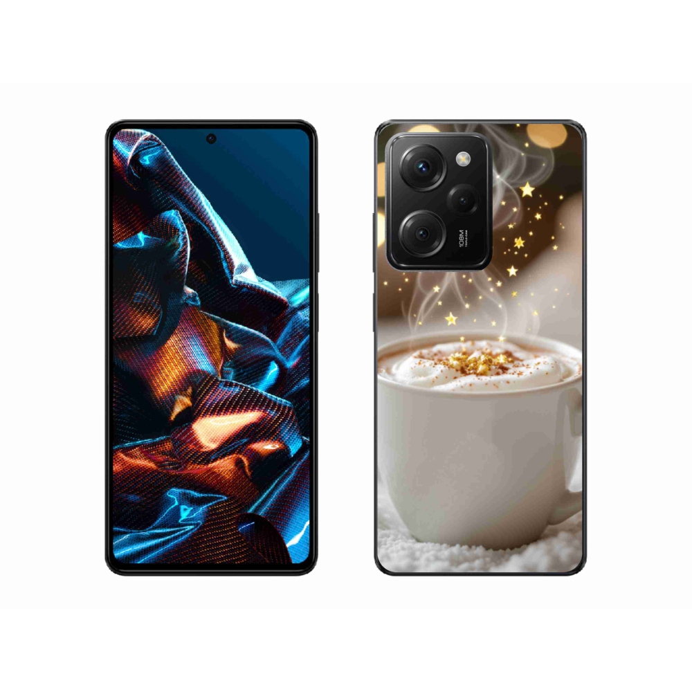 Gelový kryt mmCase na Xiaomi Poco X5 Pro 5G - vánoční horký nápoj