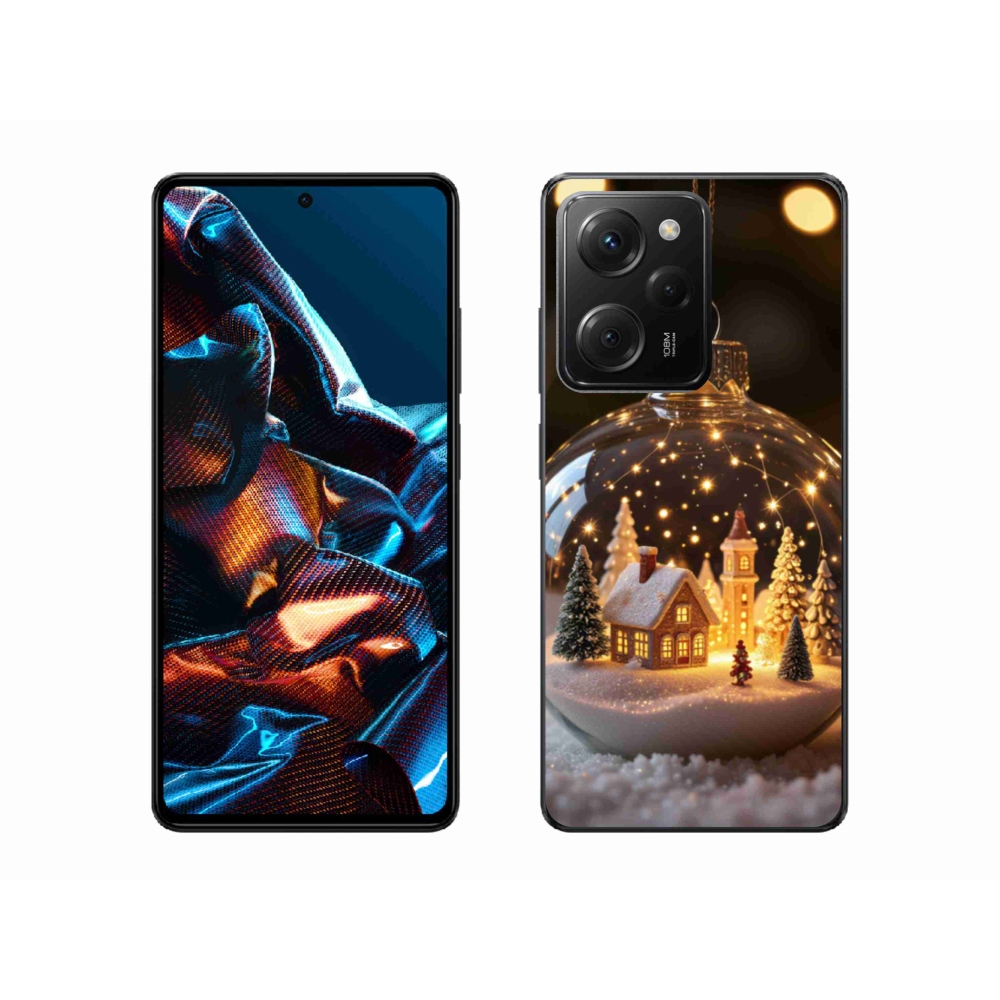 Gelový kryt mmCase na Xiaomi Poco X5 Pro 5G - vánoční koule 3