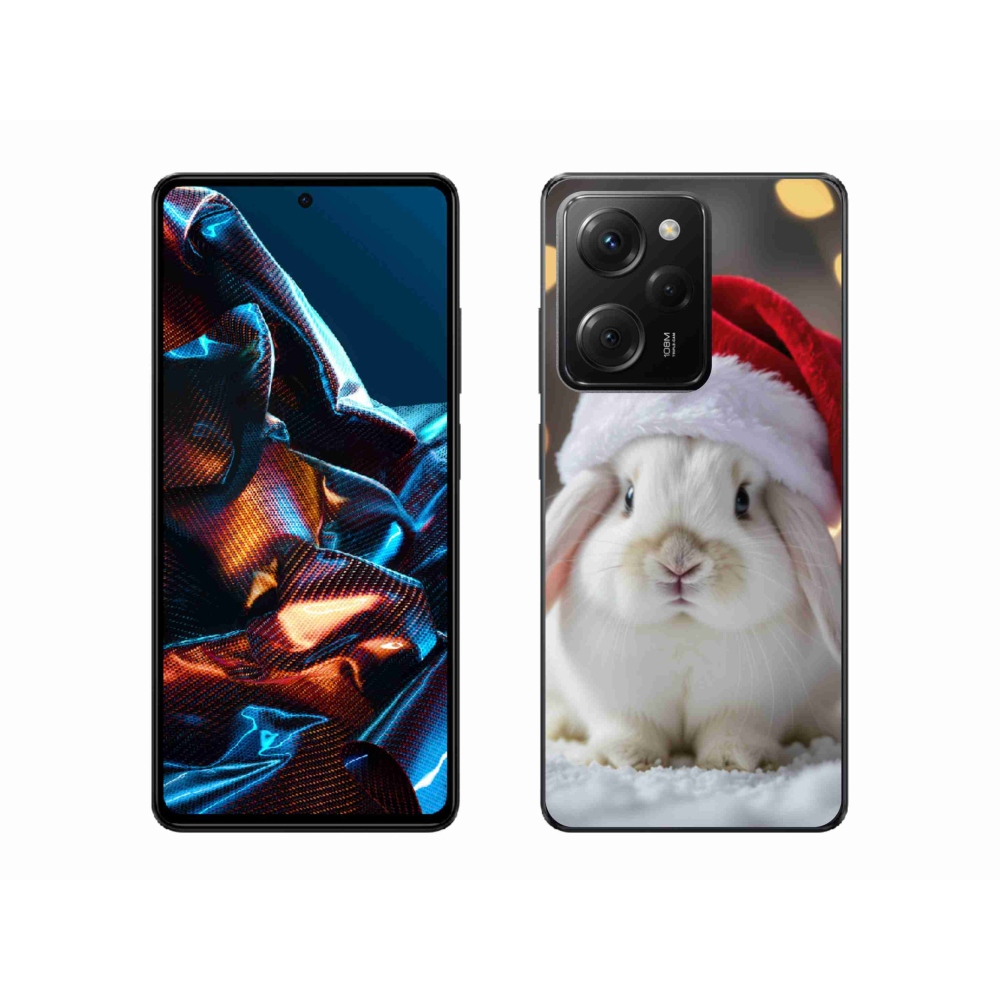 Gelový kryt mmCase na Xiaomi Poco X5 Pro 5G - vánoční králík